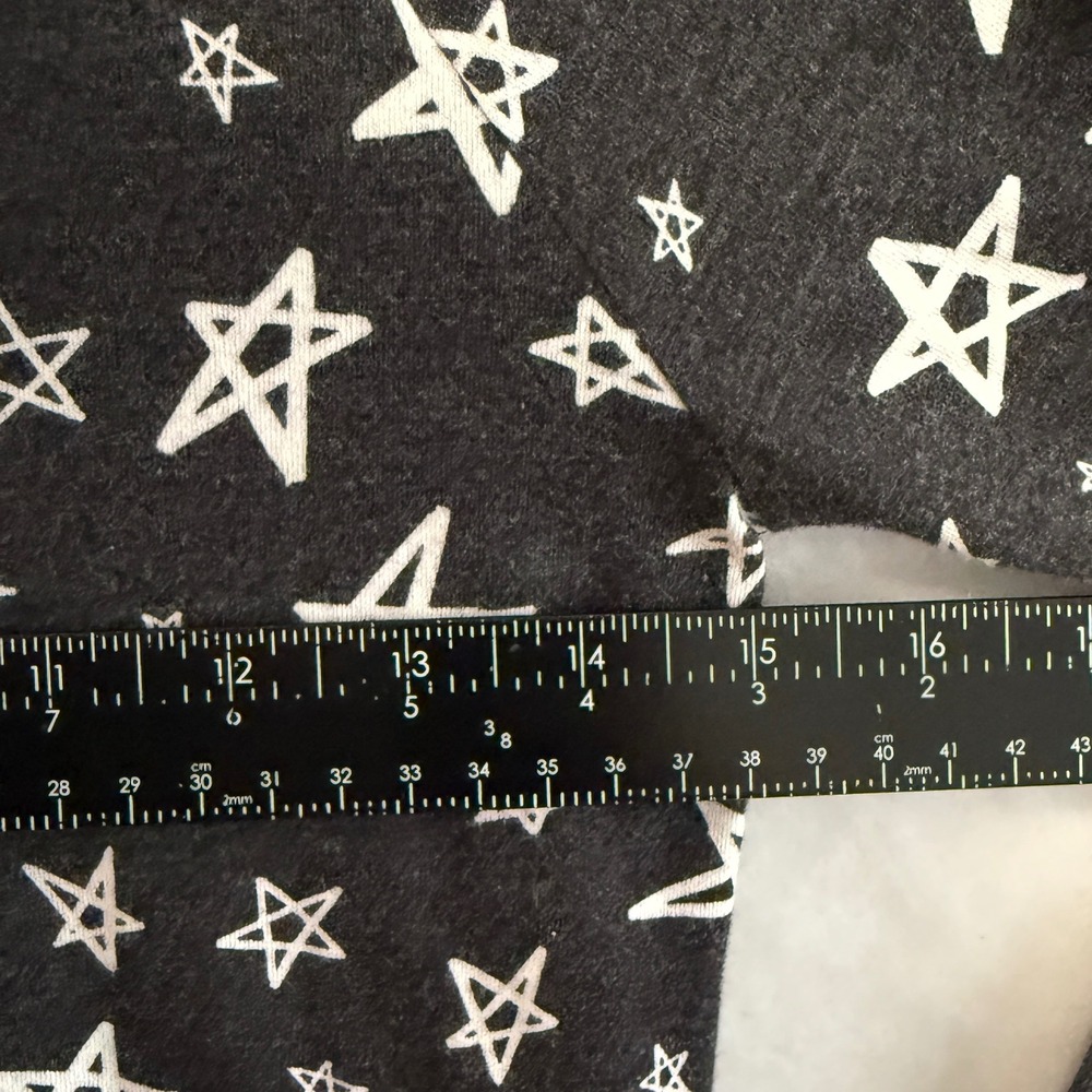 SO So Juicy Kids Youth Perfect Zip Up Hoodie Gray White Star Print Size 14 - Picture 5 of 8